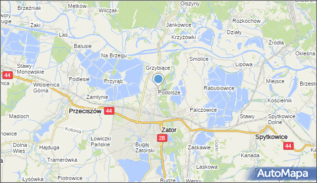 mapa Przy Karczmie, Przy Karczmie na mapie Targeo